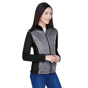 Women's Newbury Colorblock Mélange Fleece Full-Zip Jacket - DG796W
