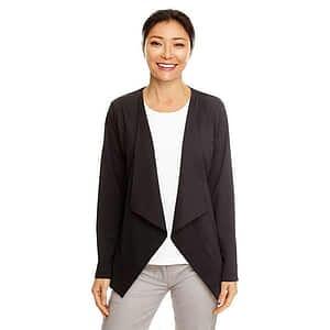 Women's Perfect Fit™ Draped Open Cardigan Blazer - DP465W