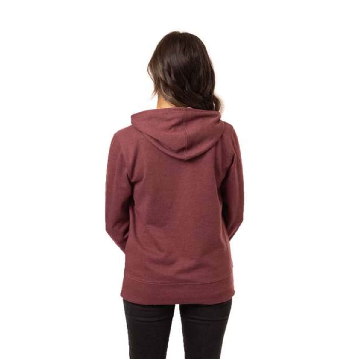Women's Heathered Full-Zip Hooded Sweatshirt - EC4580