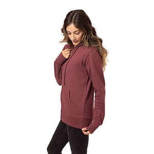 Women's Heathered Full-Zip Hooded Sweatshirt - EC4580