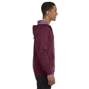 Unisex Heathered Full-Zip Hooded Sweatshirt - EC5680