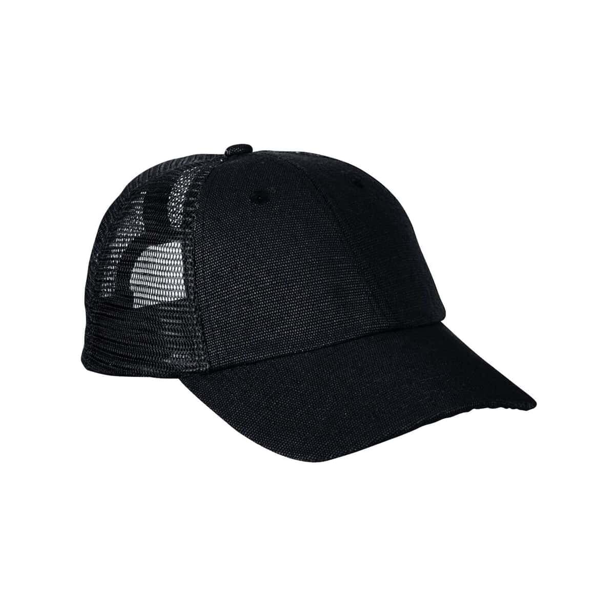 Washed Hemp Soft Mesh Trucker Cap - EC7095