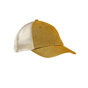 Washed Hemp Soft Mesh Trucker Cap - EC7095