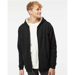Men's Sherpa-Lined Full-Zip Hooded Sweatshirt - EXP40SHZ