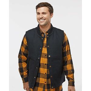 Men's Insulated Canvas Workwear Vest - EXP560V