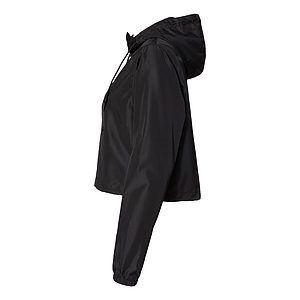 Women's Lightweight Quarter-Zip Pullover Crop Windbreaker - EXP64CRP