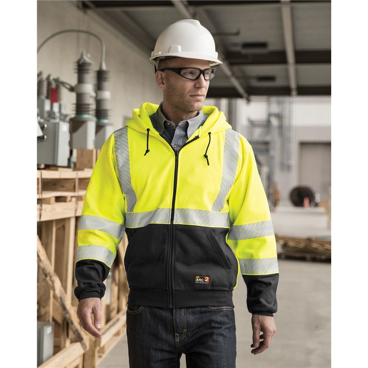 Flame resistant premium black series fr full-zip hoodie - f407 | Corporate  Specialties