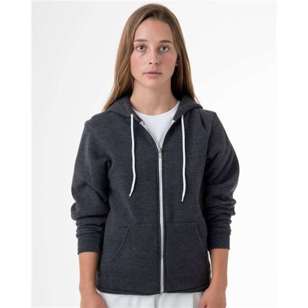 Unisex USA-Made Flex Fleece Full-Zip Hooded Sweatshirt - F97