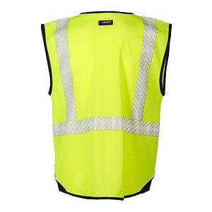 Unisex Premium Black Series® FR Black Bottom Mesh Vest - FM410