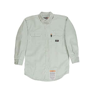 Men's Tall Flame-Resistant Down Plaid Work Shirt - FRSH21T