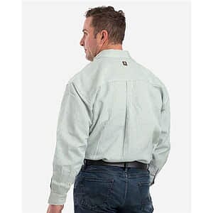 Men's Tall Flame-Resistant Down Plaid Work Shirt - FRSH21T