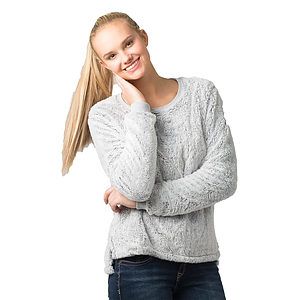 Women's Fuzzy Crewneck Fleece - FZ03