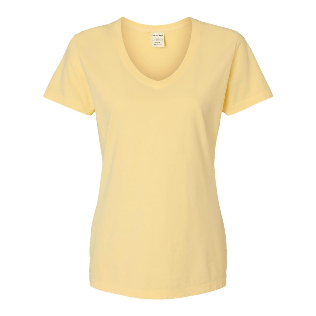 Women's Garment-Dyed V-Neck T-Shirt - GDH125