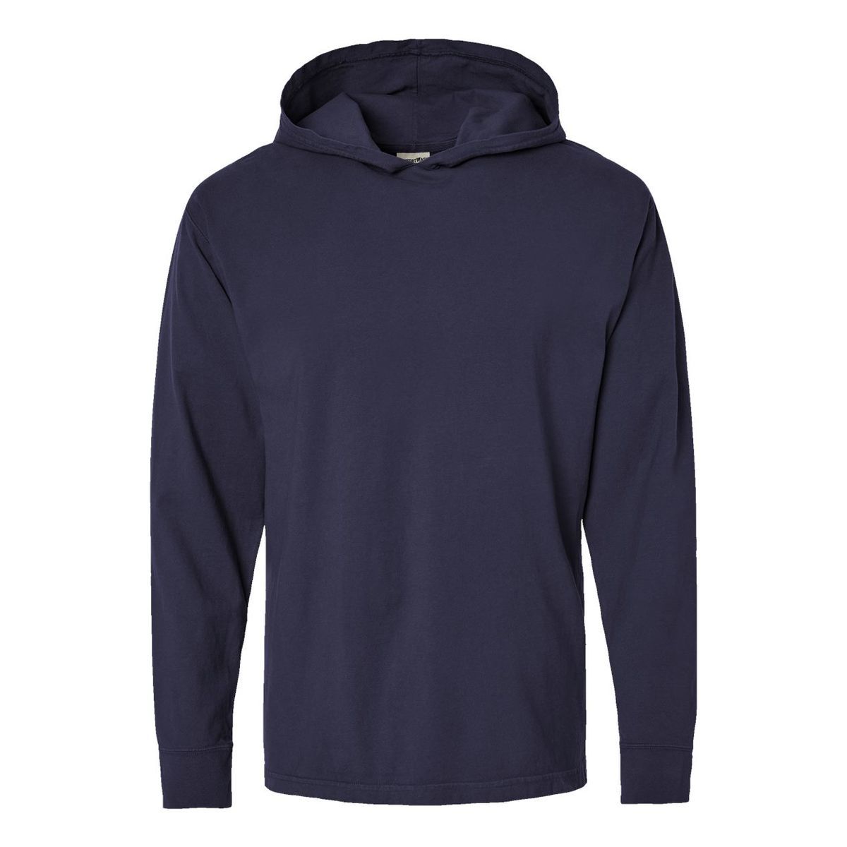 Unisex Garment-Dyed Jersey Hooded Long Sleeve T-Shirt - GDH280