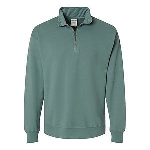 Unisex Garment-Dyed Quarter-Zip Sweatshirt - GDH425
