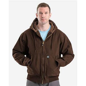 Men's Highland Flex180® Washed Duck Hooded Work Jacket - HJ317