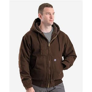 Men's Highland Flex180® Washed Duck Hooded Work Jacket - HJ317