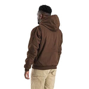 Men's Tall Heartland Washed Cotton Duck Hooded Jacket - HJ375T
