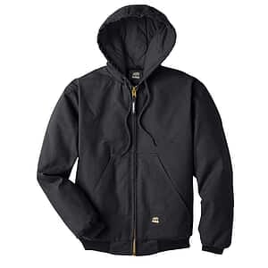 Men's Tall Highland Washed Cotton Duck Hooded Jacket - HJ51T