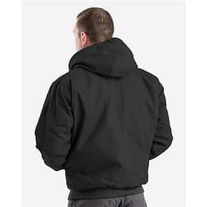 Men's Tall Highland Washed Cotton Duck Hooded Jacket - HJ51T
