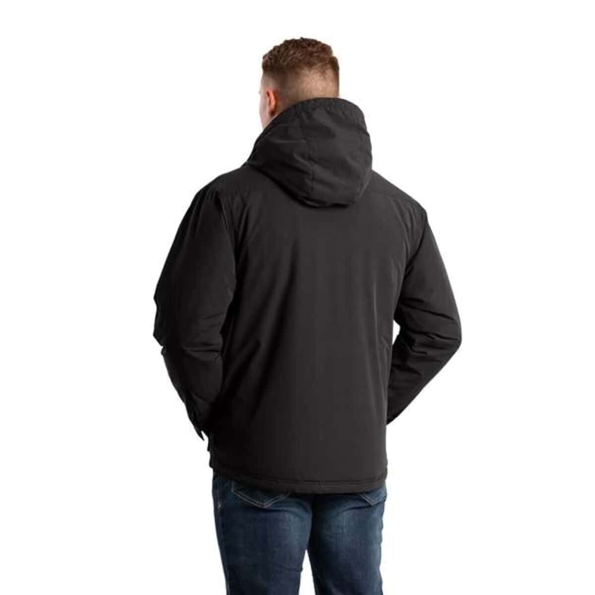 Men's Highland Quilt-Lined Micro-Duck Hooded Jacket - HJ67