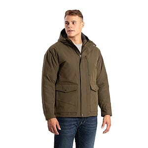 Men's Highland Quilt-Lined Micro-Duck Hooded Jacket - HJ67