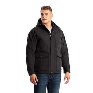 Men's Highland Quilt-Lined Micro-Duck Hooded Jacket - HJ67