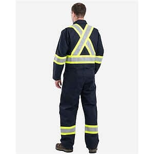 Men's Safety Striped Unlined Coverall - HVC250