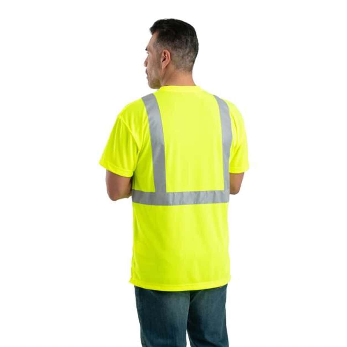Men's Hi-Vis Class 2 Performance Pocket T-Shirt - HVK012