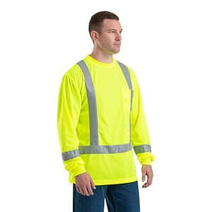 Men's Hi-Vis Class 3 Performance Pocket T-Shirt - HVK013