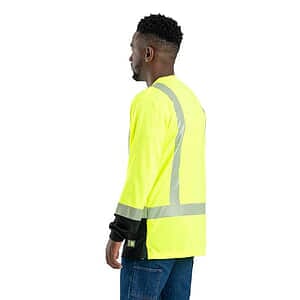 Men's Hi-Vis Class 3 Color Blocked T-Shirt - HVK018