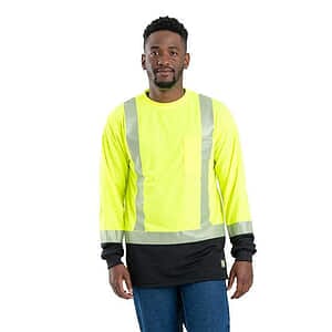 Men's Hi-Vis Class 3 Color Blocked T-Shirt - HVK018