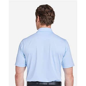 Men's USA Made Mini Stripe Tech Polo - I11526