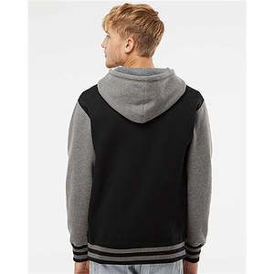 Unisex Heavyweight Varsity Full-Zip Hooded Sweatshirt - IND45UVZ