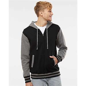 Unisex Heavyweight Varsity Full-Zip Hooded Sweatshirt - IND45UVZ