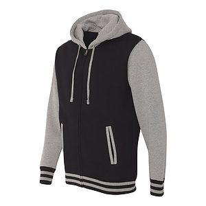 Unisex Heavyweight Varsity Full-Zip Hooded Sweatshirt - IND45UVZ
