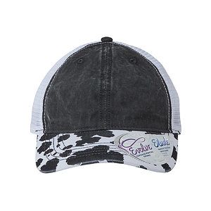 Women's Printed Bill with Mesh Back Cap - JANET