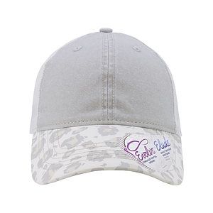 Women's Printed Bill with Mesh Back Cap - JANET