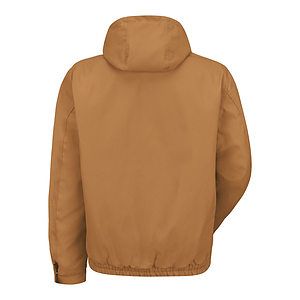 Men's Blended Duck Zip-Front Hooded Jacket - JD20