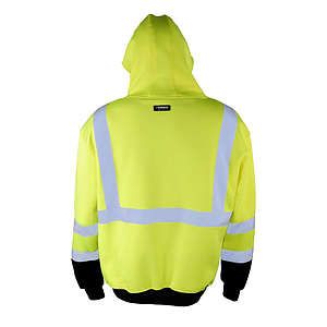 Unisex Hi-Vis Hooded Sweatshirt - JS154