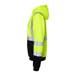 Unisex Hi-Vis Hooded Sweatshirt - JS154