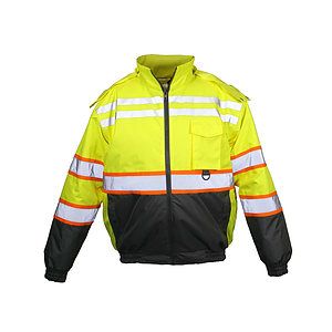 Unisex Economy Contrast Class 3 Bomber Jacket - JS156
