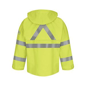 Men's Hi-Visibility Flame-Resistant Rain Jacket - JXN4