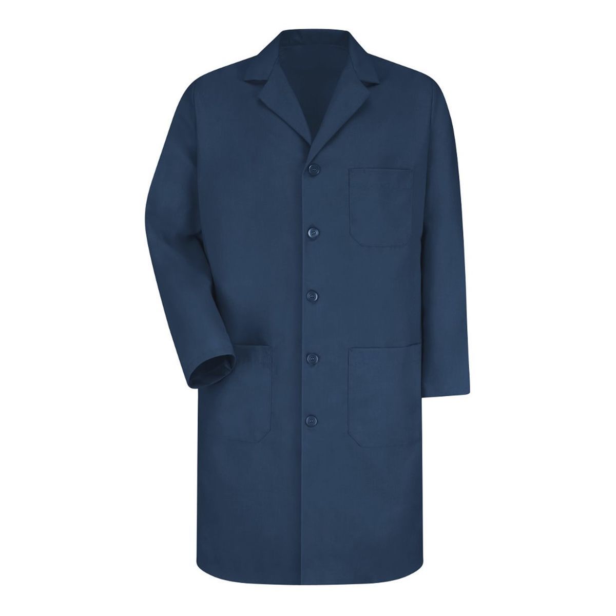 Unisex Tall Button Front Lab Coat - KP14T