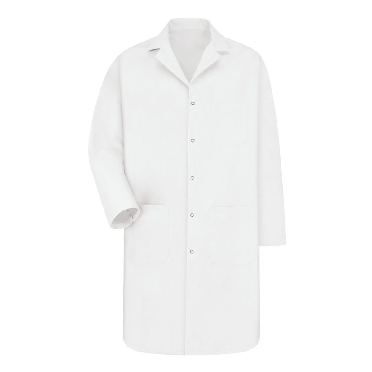 Unisex Tall Gripper Front Lab Coat - KP18T