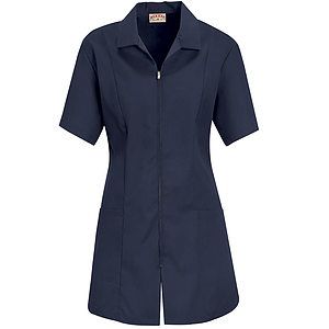 Women's Zip Front Smock - KP43