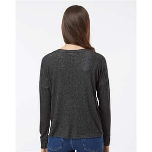 Women's Cuddle Fleece Boxy Crewneck Pullover - L06