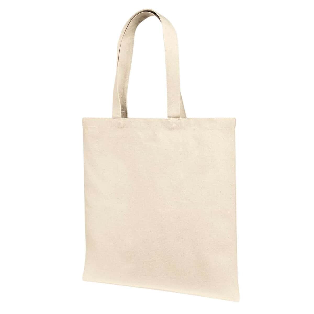 Cotton Canvas Tote Bag With Self Fabric Handles - LB85113