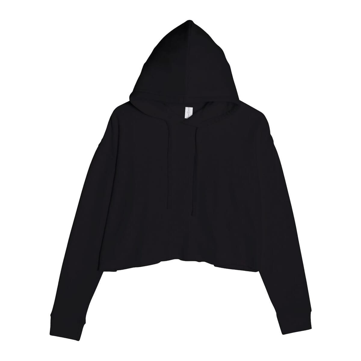 Women's Cropped Fleece Hooded Sweatshirt - LS12000