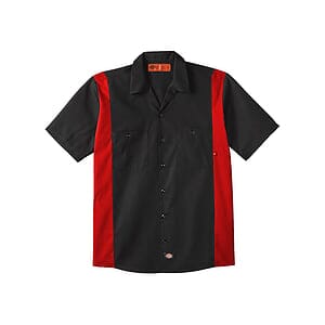 Men's Tall Industrial Colorblocked Short Sleeve Shirt - LS524T